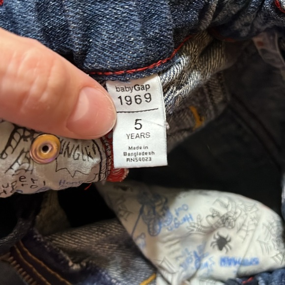 Baby gap junk food spidey and his friends jeans size 5 boys - Picture 12 of 12